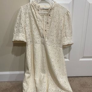zara white dress